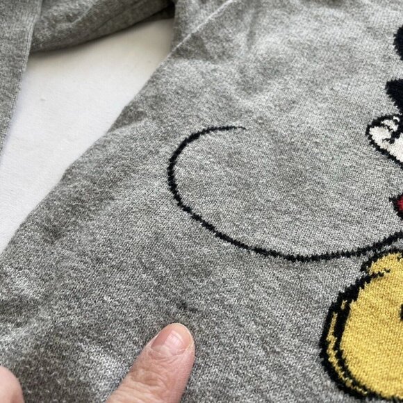 Gap Disney Girls Gray Mickey Mouse Sweater Size 8 - Picture 6 of 6